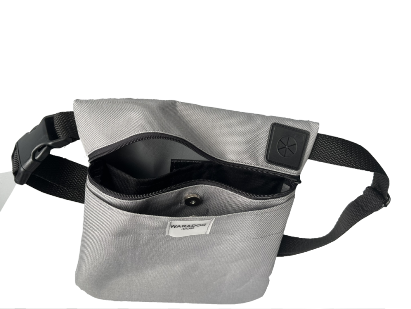Pamlskovník pro psy Waradog CITY grey - Obvod: 79 - 119 cm