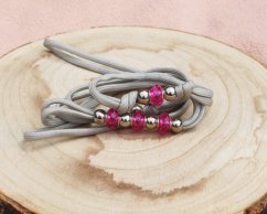 Výstavní vodítko s korálky VV150