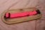 Bezpečnostní softshlelový obojek Waradog SAFETY  neon pink - Zapínání: plastová spona černá, Velikost obojku: 2XS  (šířka 1,5 cm, délka 21-32 cm)