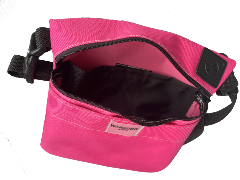 Pamlskovník pro psy Waradog CITY pink - Obvod: 85-143 cm