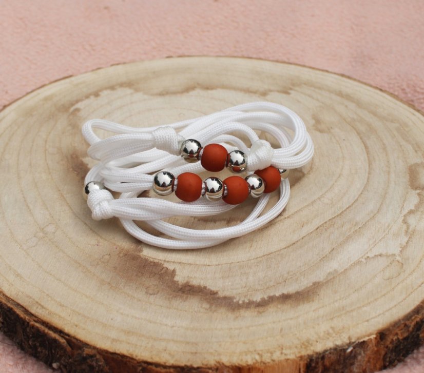 Výstavní vodítko s korálky VV146