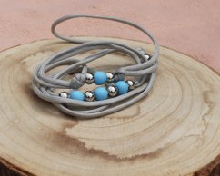 Výstavní vodítko s korálky VV126