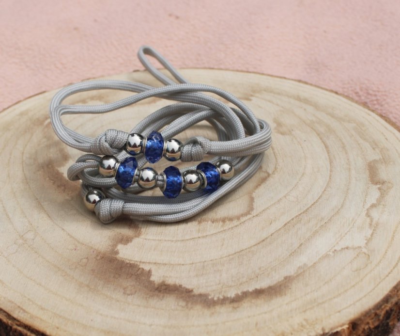 Výstavní vodítko s korálky VV153