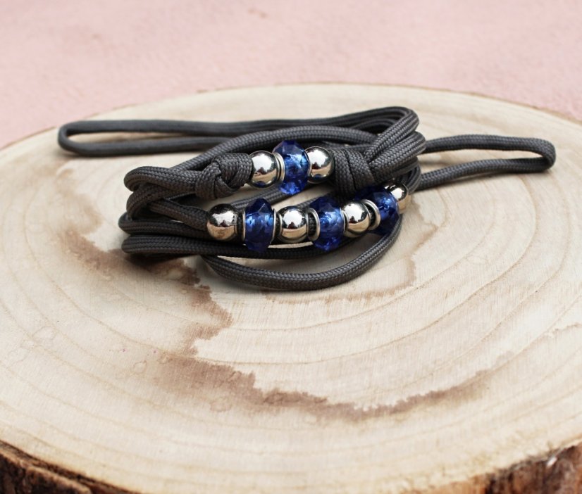 Výstavní vodítko s korálky VV134