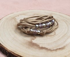 Výstavní vodítko s korálky VV121