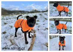 Obleček  HAYET EXTRA WARM orange reflex