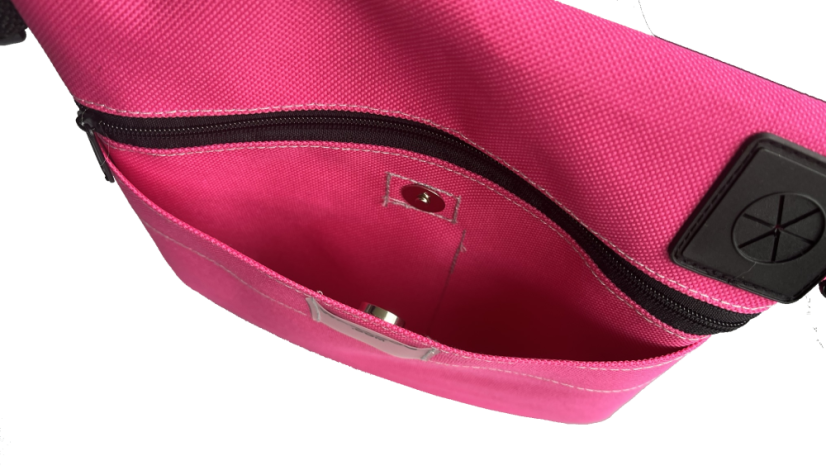 Pamlskovník pro psy Waradog CITY pink - Obvod: 85-143 cm