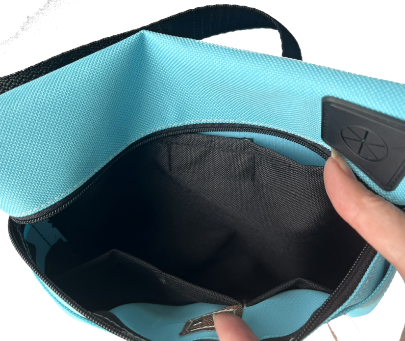 Pamlskovník pro psy Waradog CITY light blue - Obvod: 85-143 cm