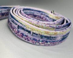 Klasické softshellové vodítko CITY lila diamants