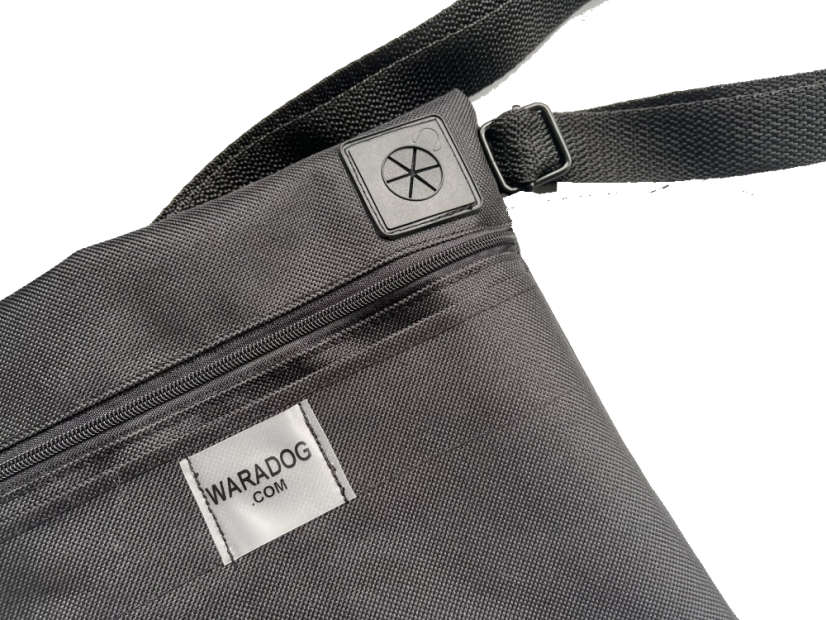 Pamlskovník pro psy Waradog CITY black - Obvod: 79 - 119 cm