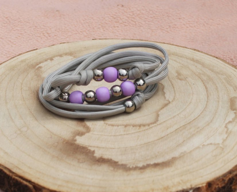 Výstavní vodítko s korálky VV125