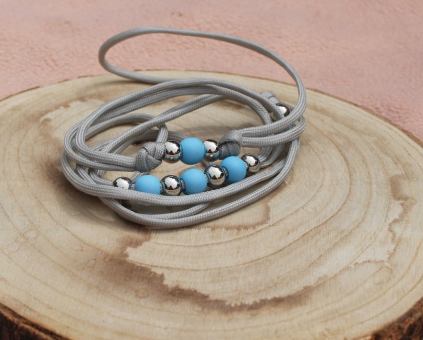 Výstavní vodítko s korálky VV126