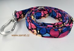 Klasické softshellové vodítko CITY watercolor flower