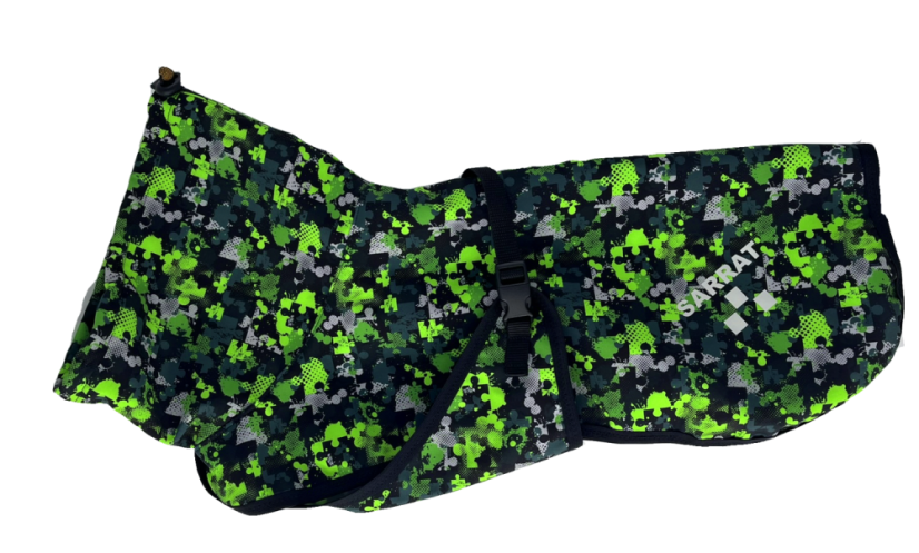 Obleček  HAYET KLASIK  green puzzle - Délka oblečku: 25