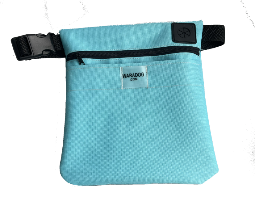Pamlskovník pro psy Waradog CITY light blue - Obvod: 85-143 cm