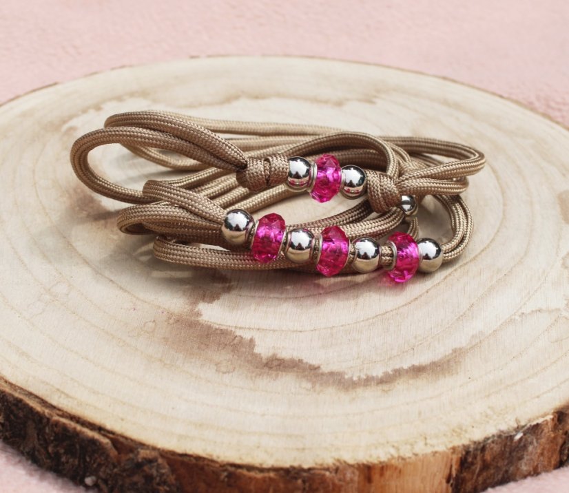 Výstavní vodítko s korálky VV123