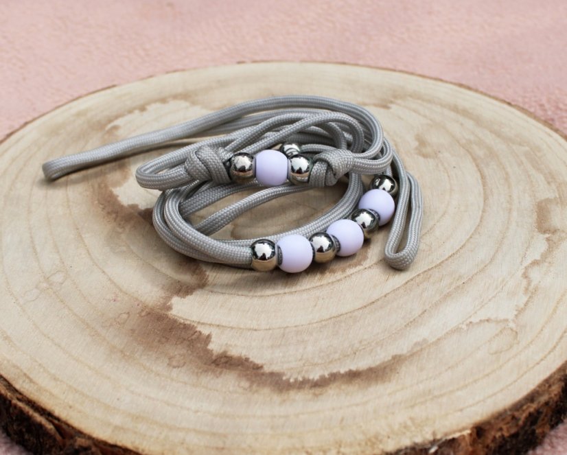 Výstavní vodítko s korálky VV131