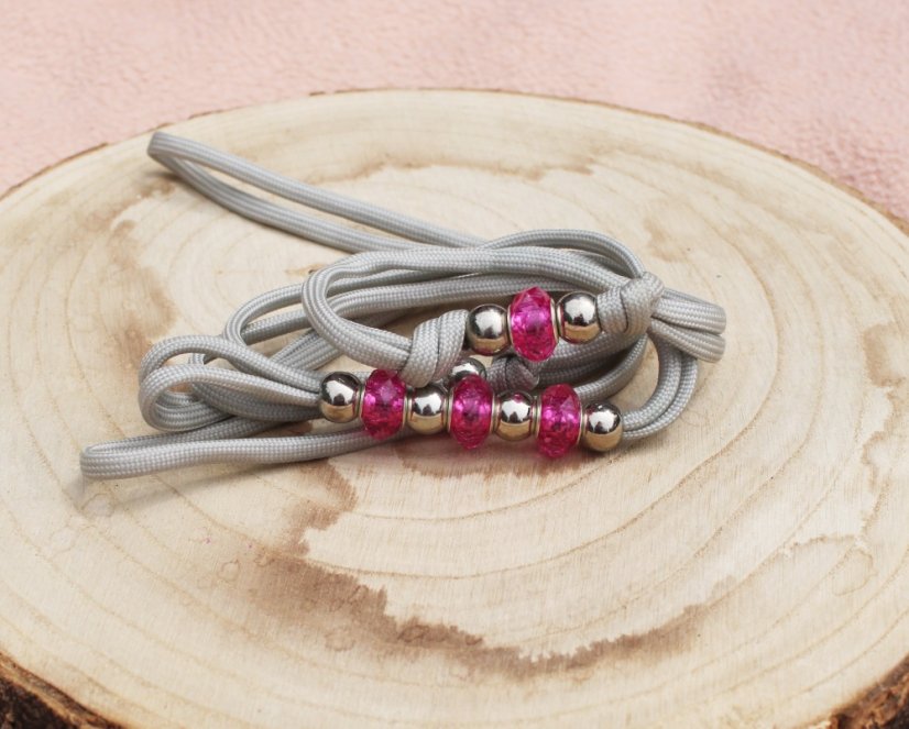 Výstavní vodítko s korálky VV150