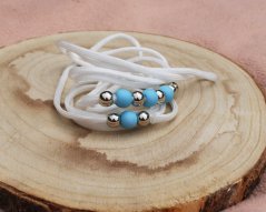 Výstavní vodítko s korálky VV141