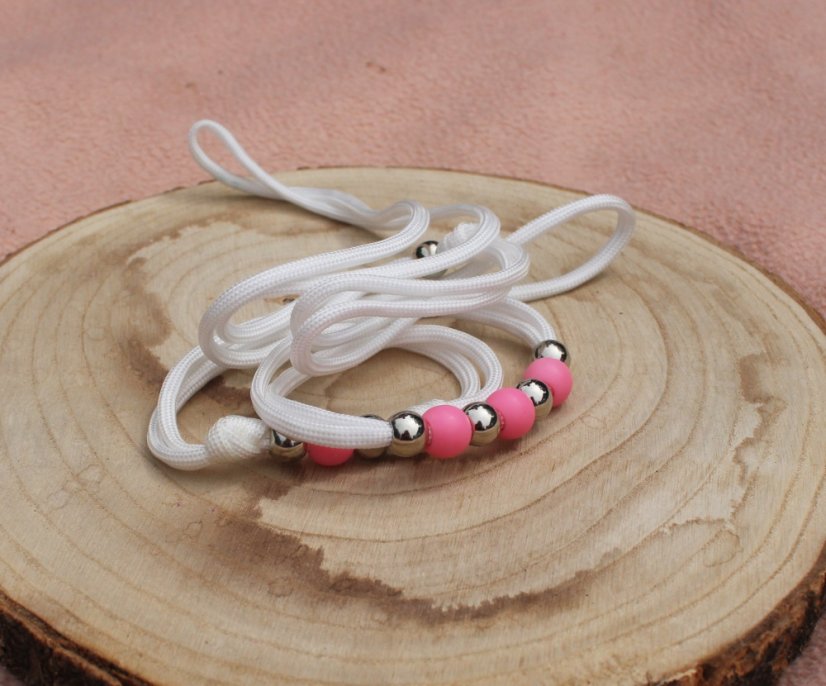 Výstavní vodítko s korálky VV143