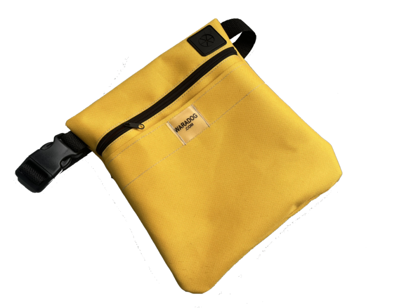 Pamlskovník pro psy Waradog CITY yellow - Obvod: 85-143 cm