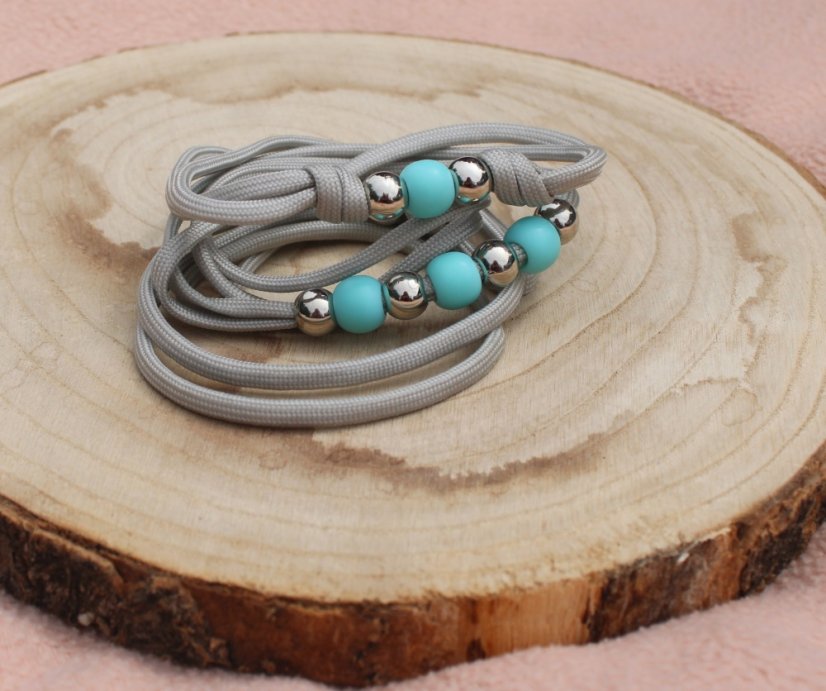 Výstavní vodítko s korálky VV129