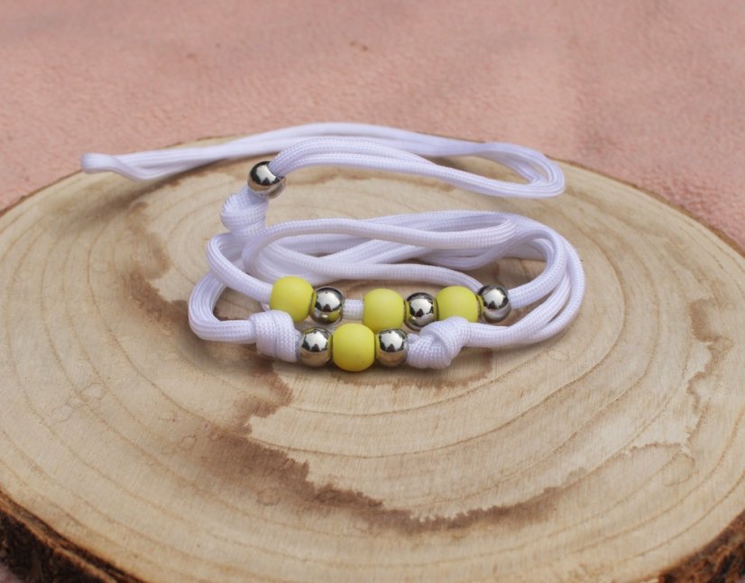 Výstavní vodítko s korálky VV144