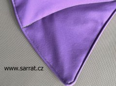 Sofshellová pískací hračka Mantha lila