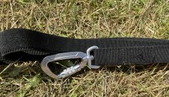 Vodítko s amortizérem na scootering Waradog Bungeeflex černá