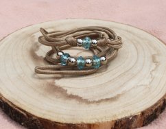 Výstavní vodítko s korálky VV124