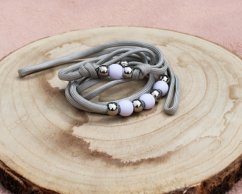 Výstavní vodítko s korálky VV131