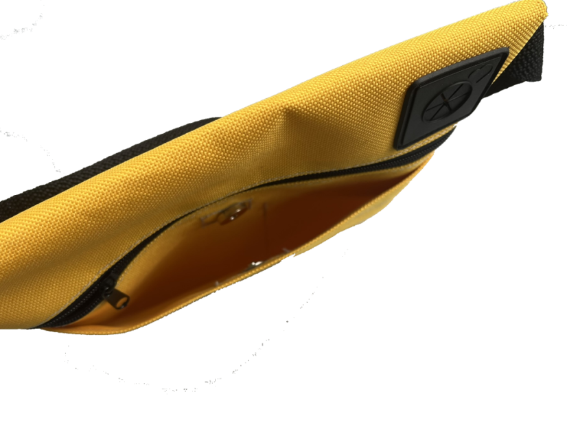 Pamlskovník pro psy Waradog CITY yellow - Obvod: 85-143 cm