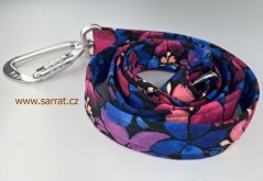 Klasické softshellové vodítko CITY watercolor flower