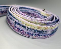 Klasické softshellové vodítko CITY lila diamants