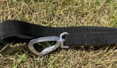 Vodítko s amortizérem na scootering Waradog Bungeeflex černá