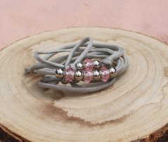 Výstavní vodítko s korálky VV154